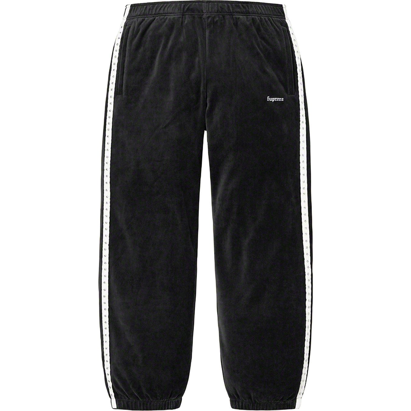 Studded Velour Track Pant