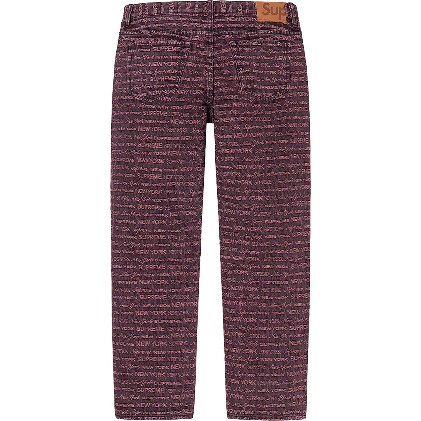 Multi Type Jacquard Regular Jean