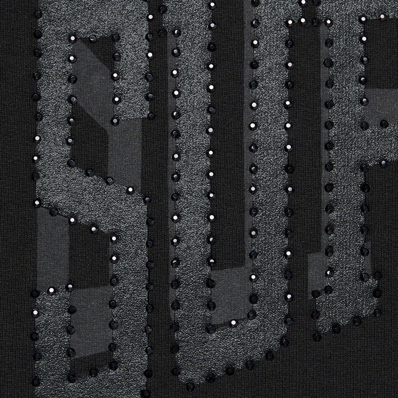 Rhinestone Shadow Hooded Sweatshirt