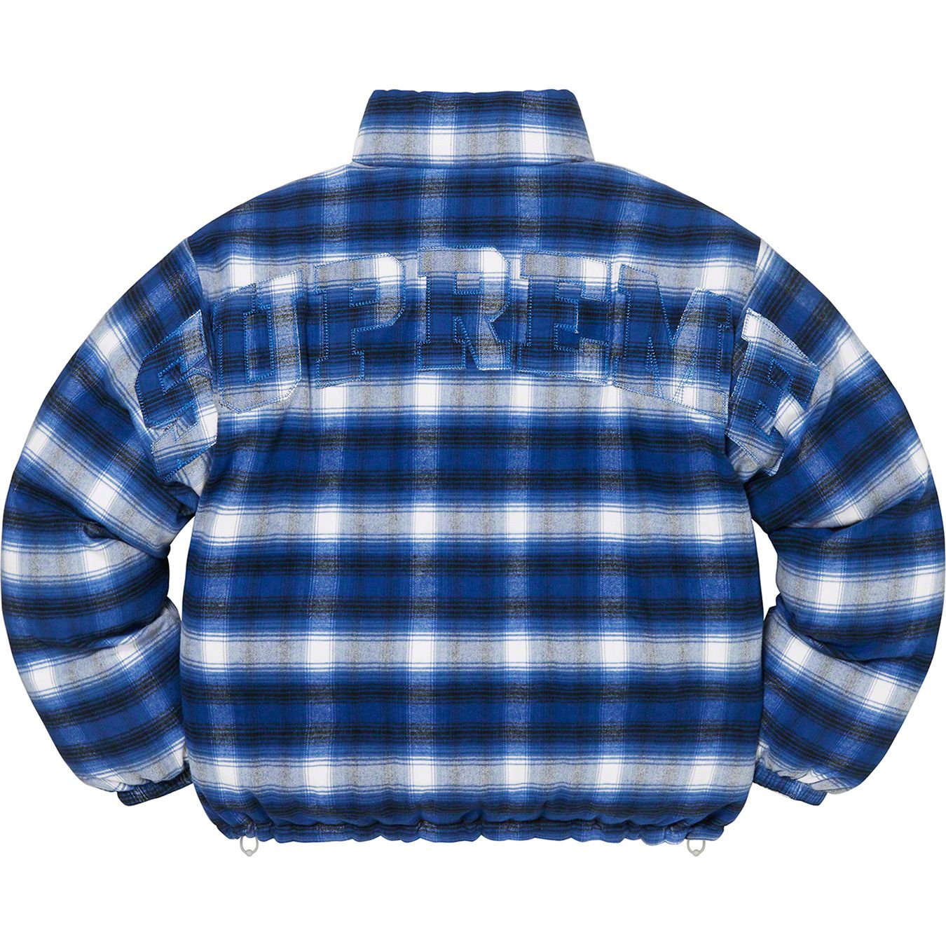 Flannel Reversible Puffer Jacket