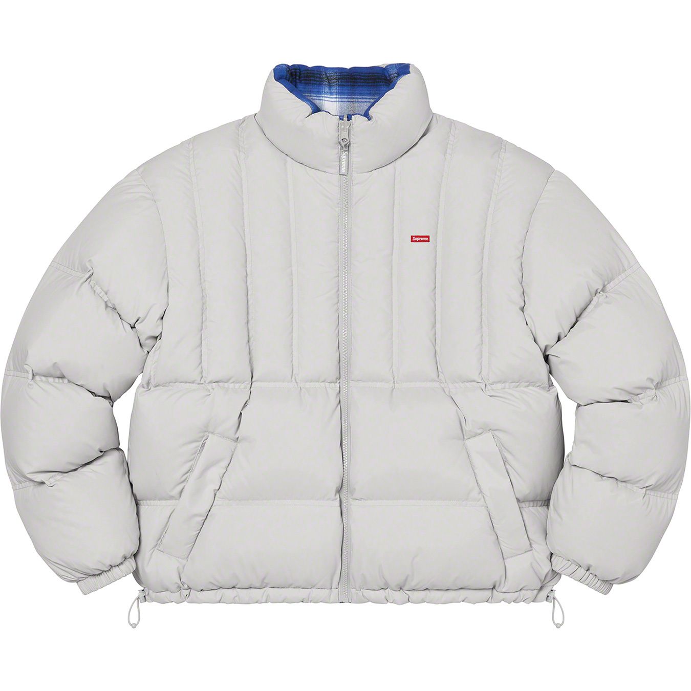 Flannel Reversible Puffer Jacket