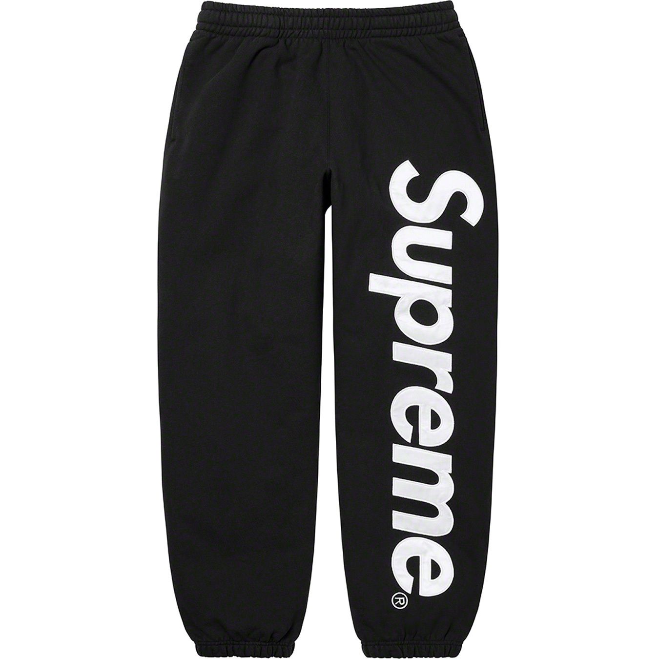 Satin Appliqué Sweatpant