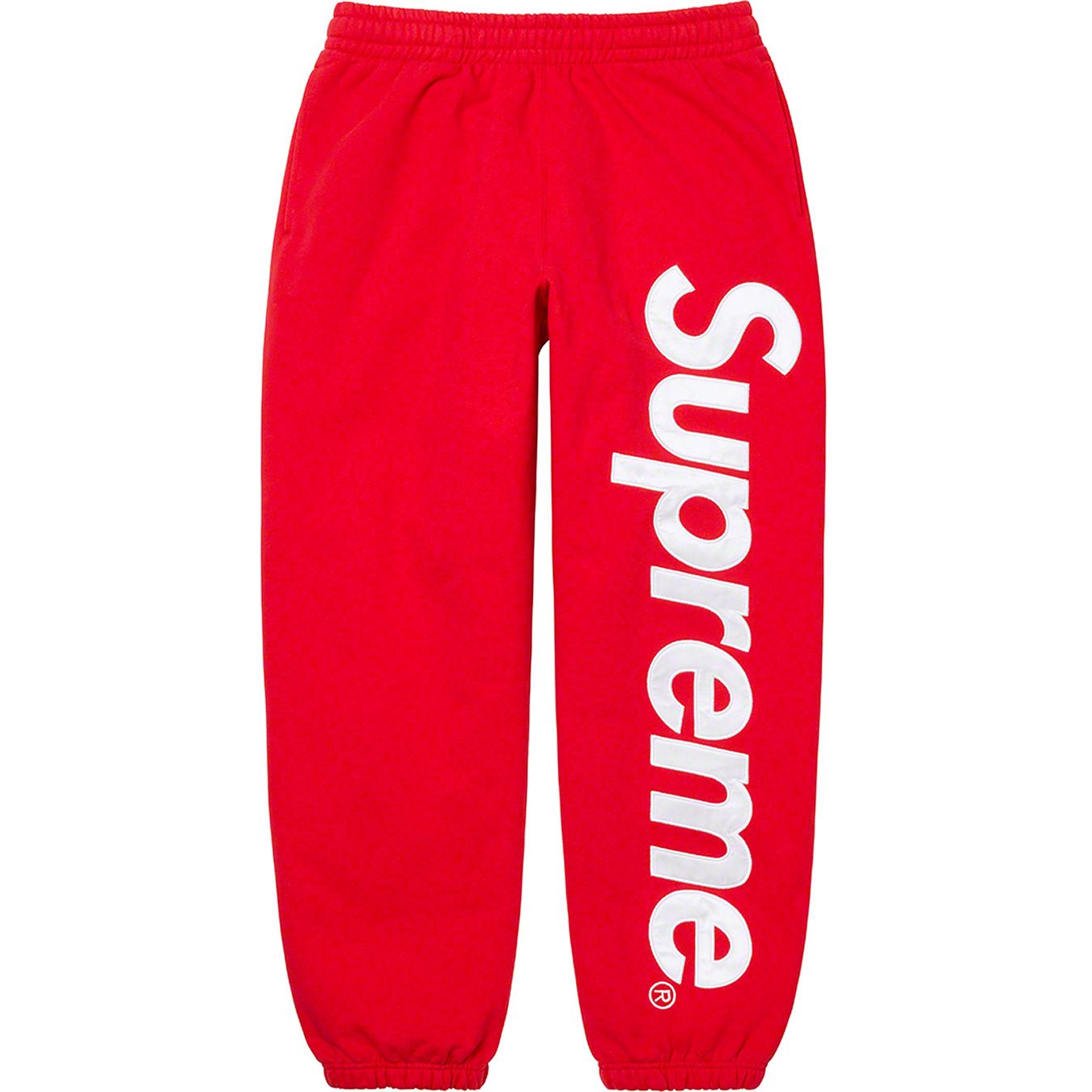 Satin Appliqué Sweatpant
