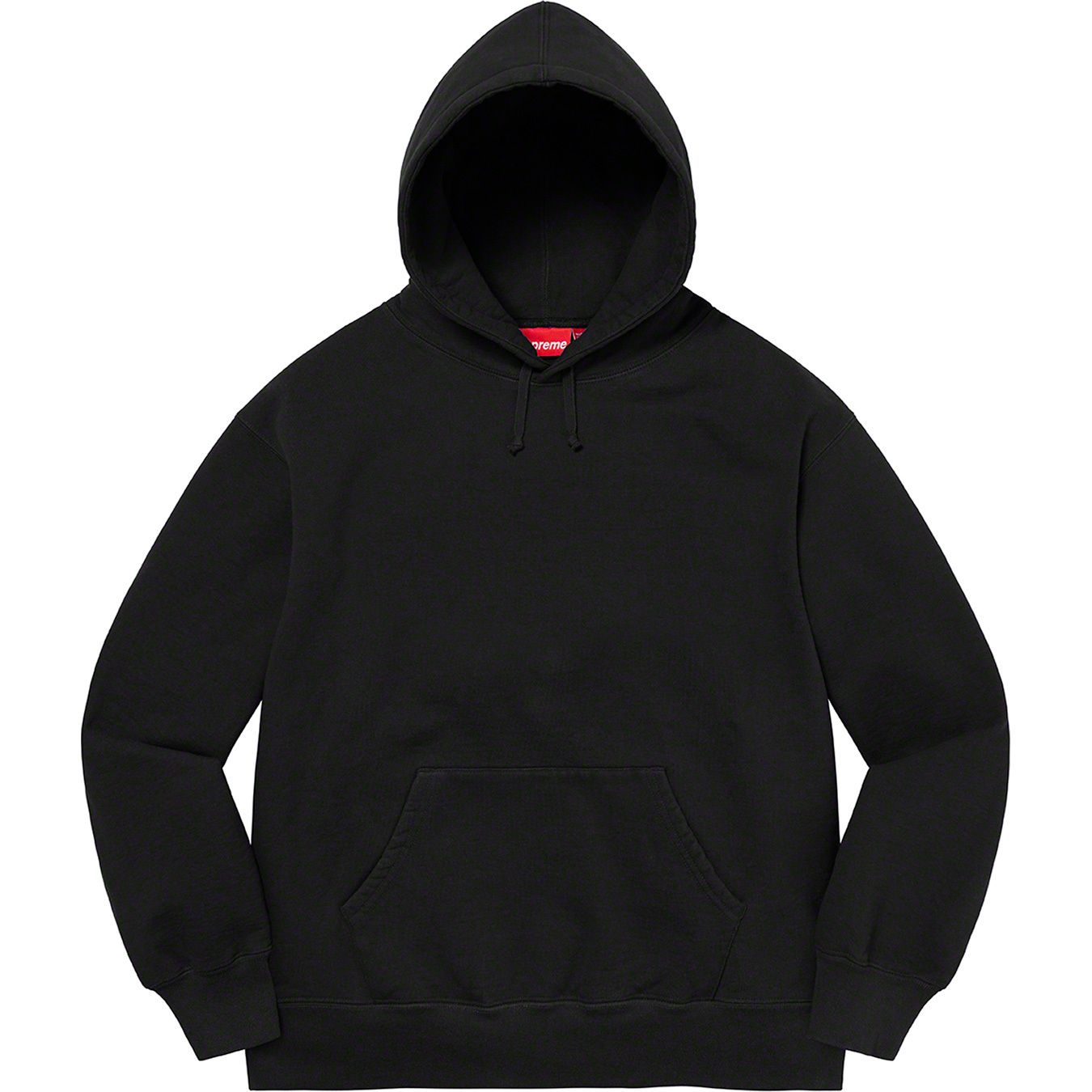 Satin Appliqué Hooded Sweatshirt