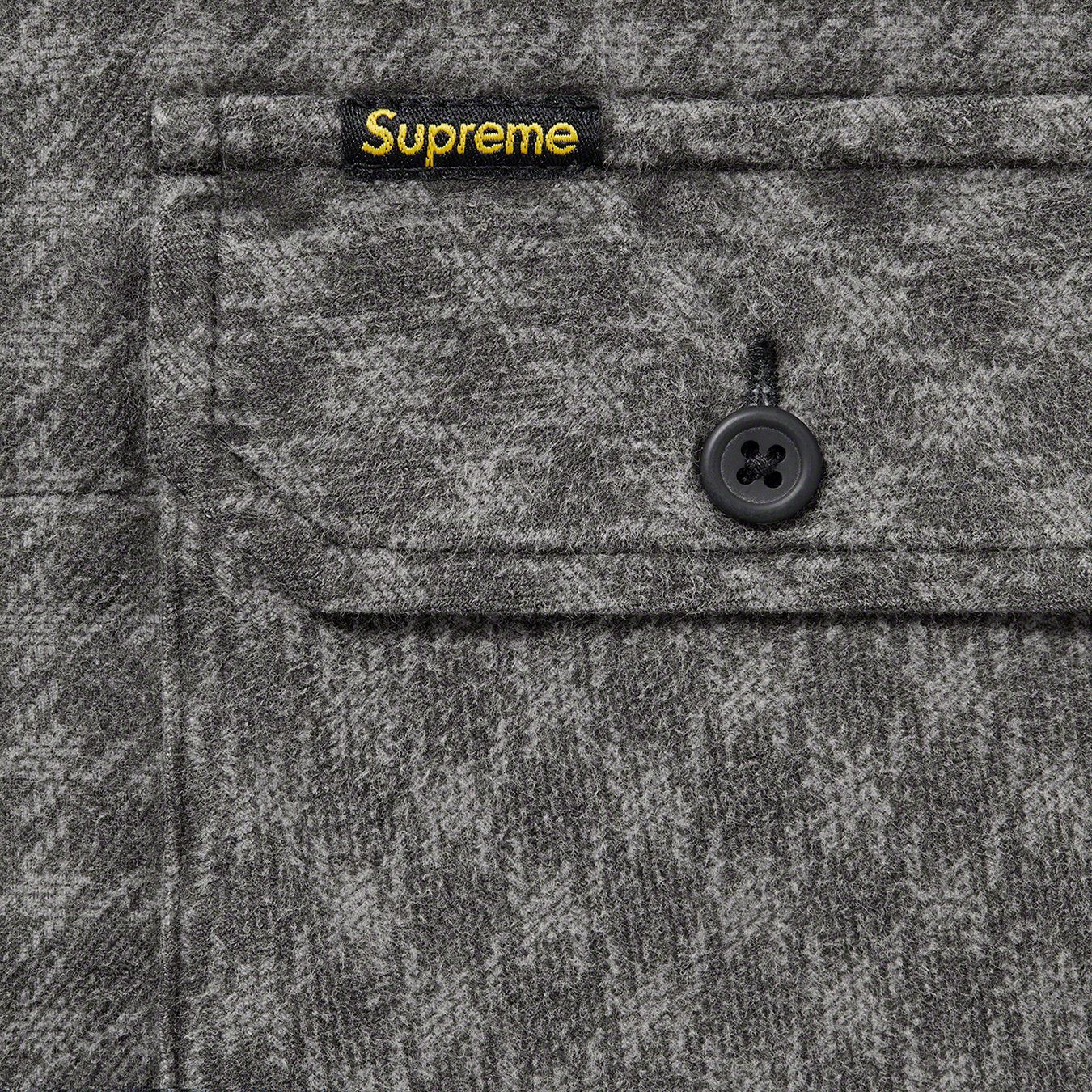 Houndstooth Flannel Hooded Shirt