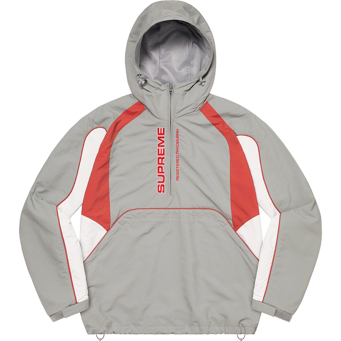 Paneled Half Zip Pullover