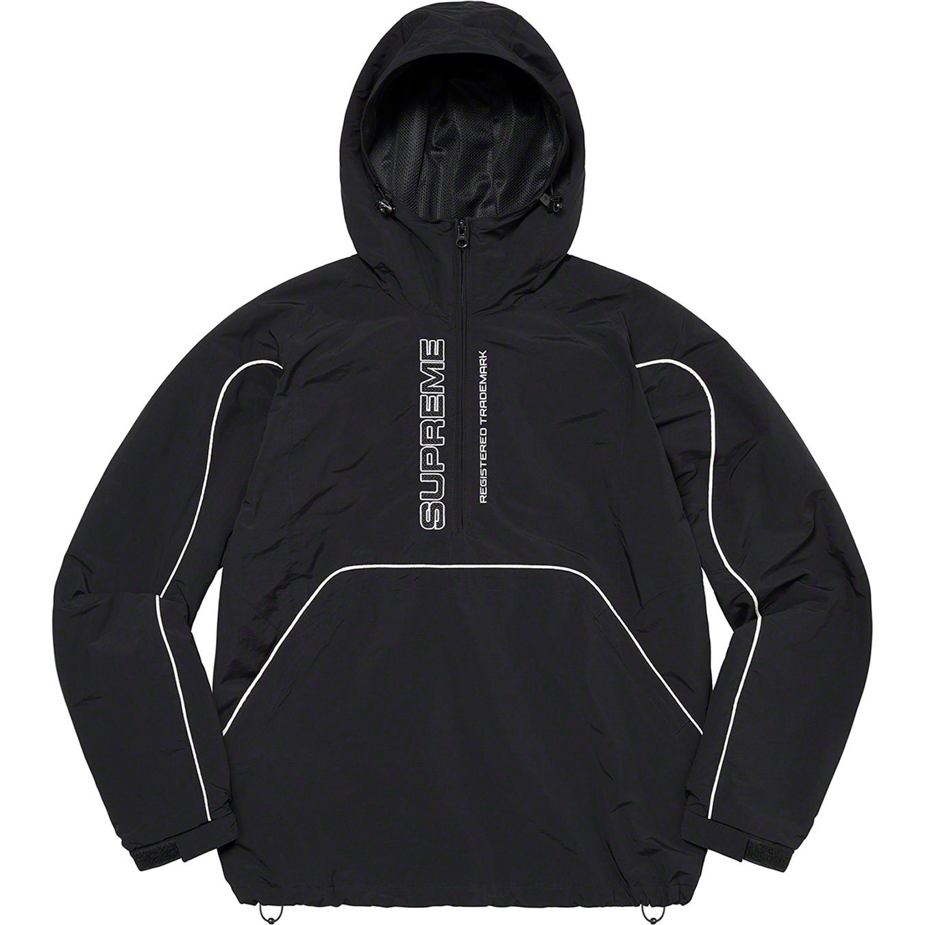Paneled Half Zip Pullover