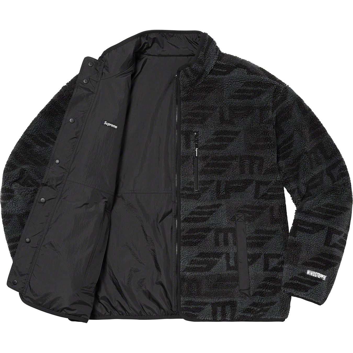 Geo Reversible WINDSTOPPER® Fleece Jacket
