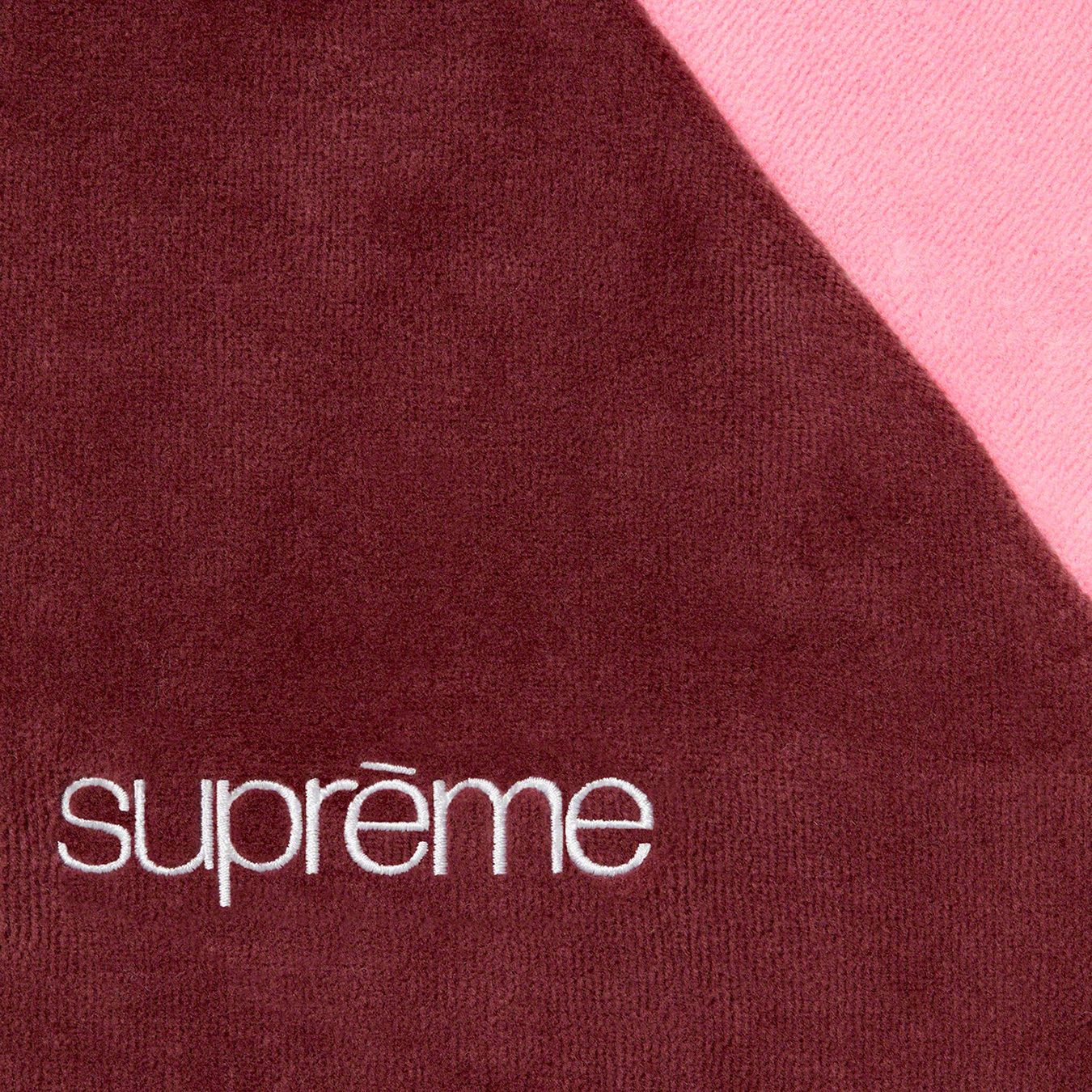 Paneled Velour L/S Polo