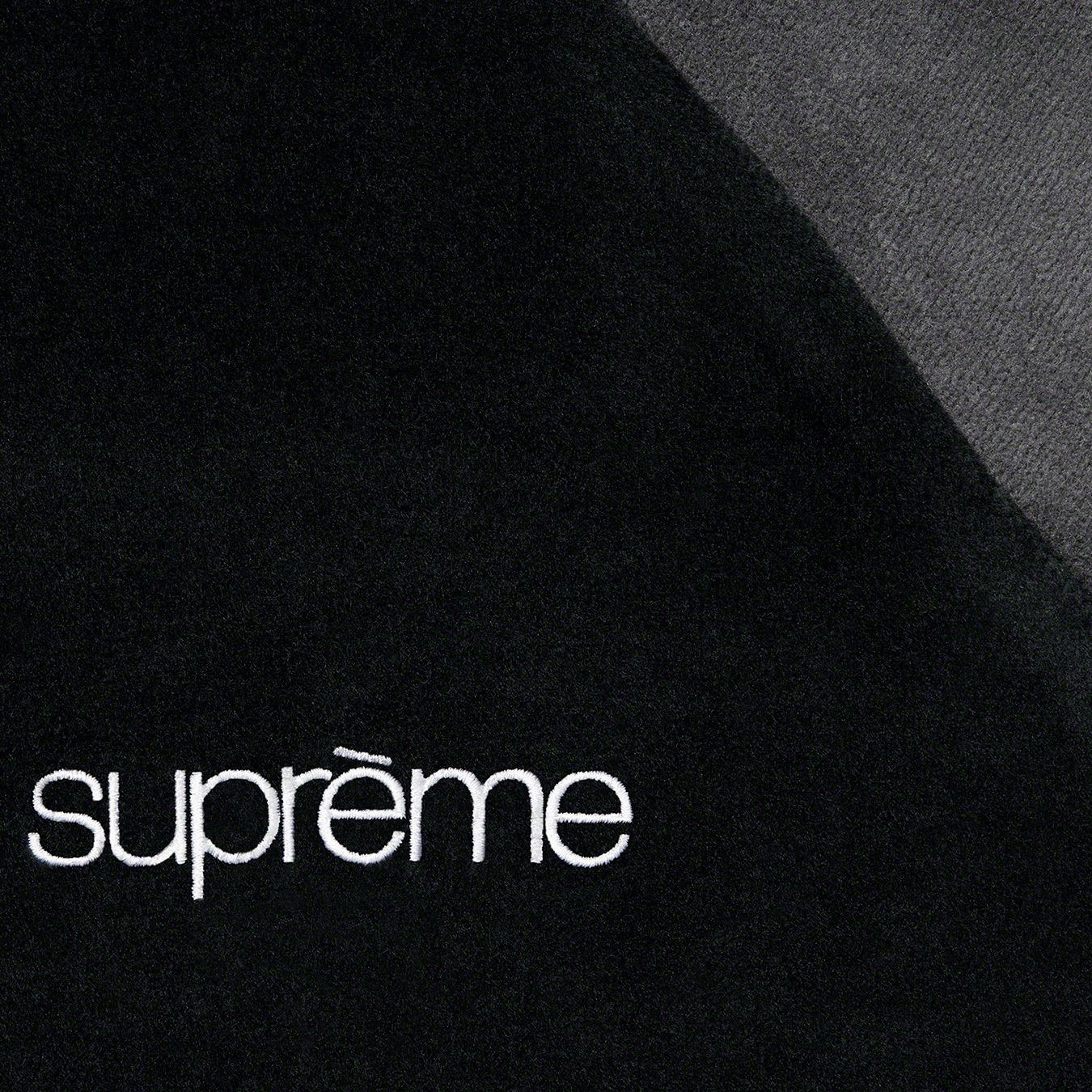 Paneled Velour L/S Polo
