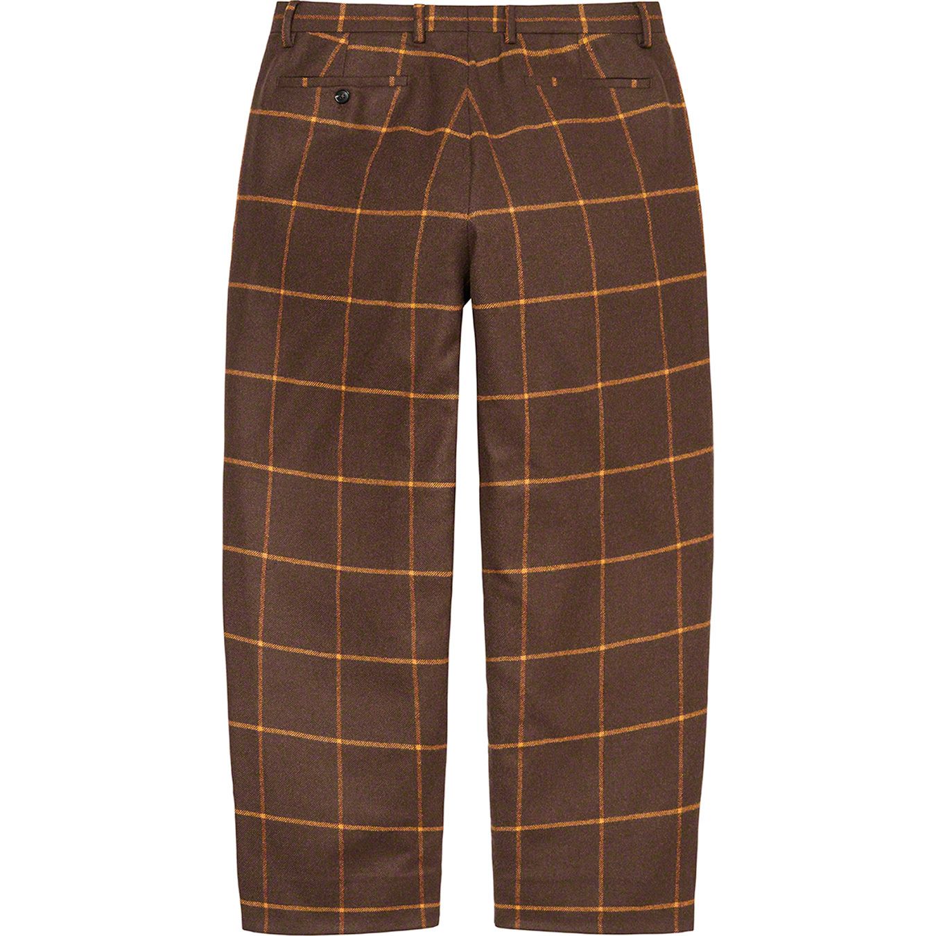 Windowpane Wool Trouser