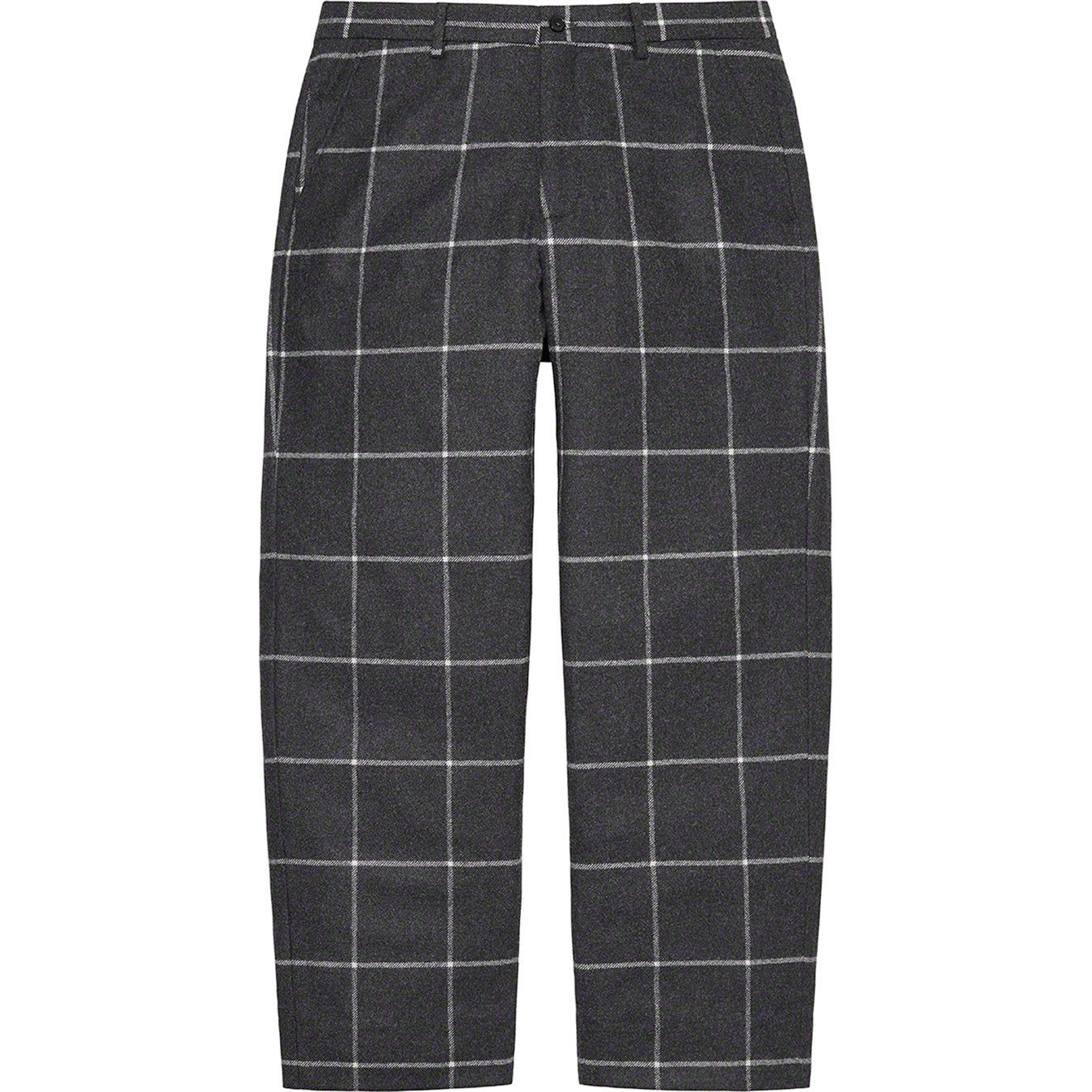 Windowpane Wool Trouser
