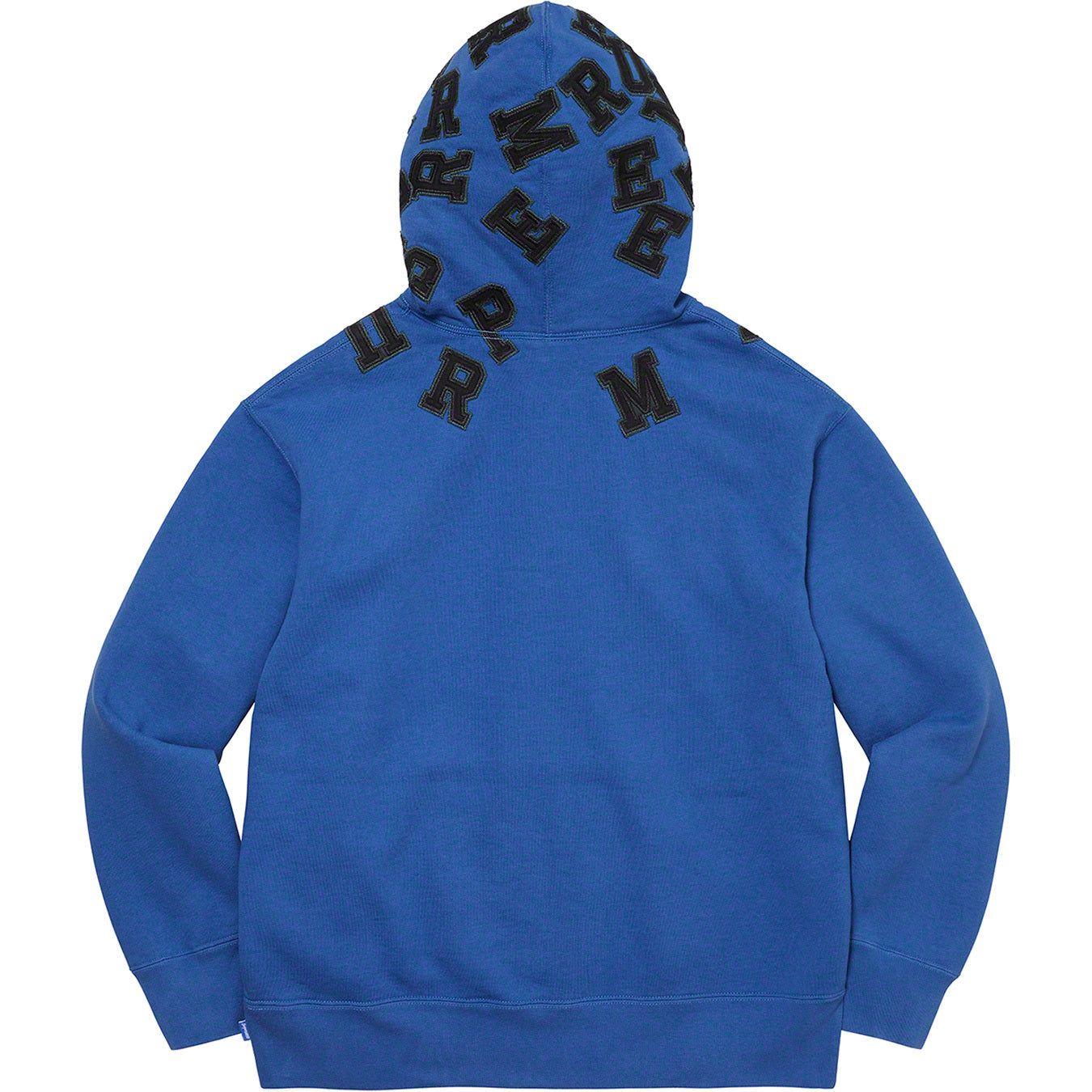 Scattered Appliqué Hooded Sweatshirt