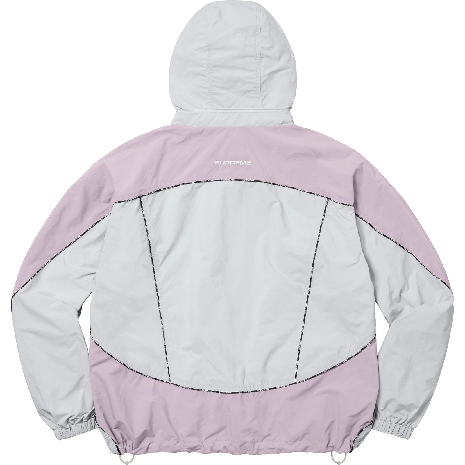 Logo Piping Hooded Track Jacket