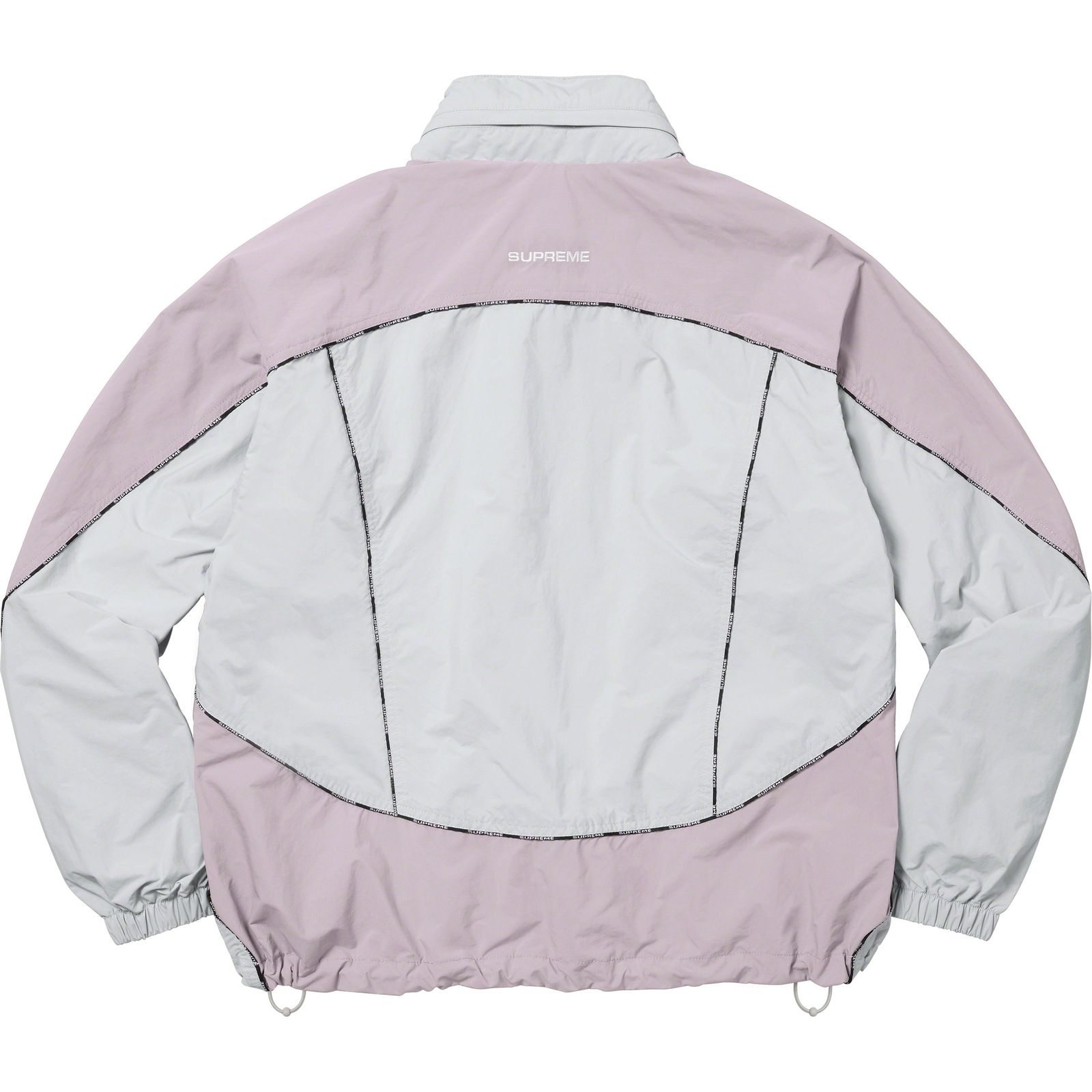 Logo Piping Hooded Track Jacket