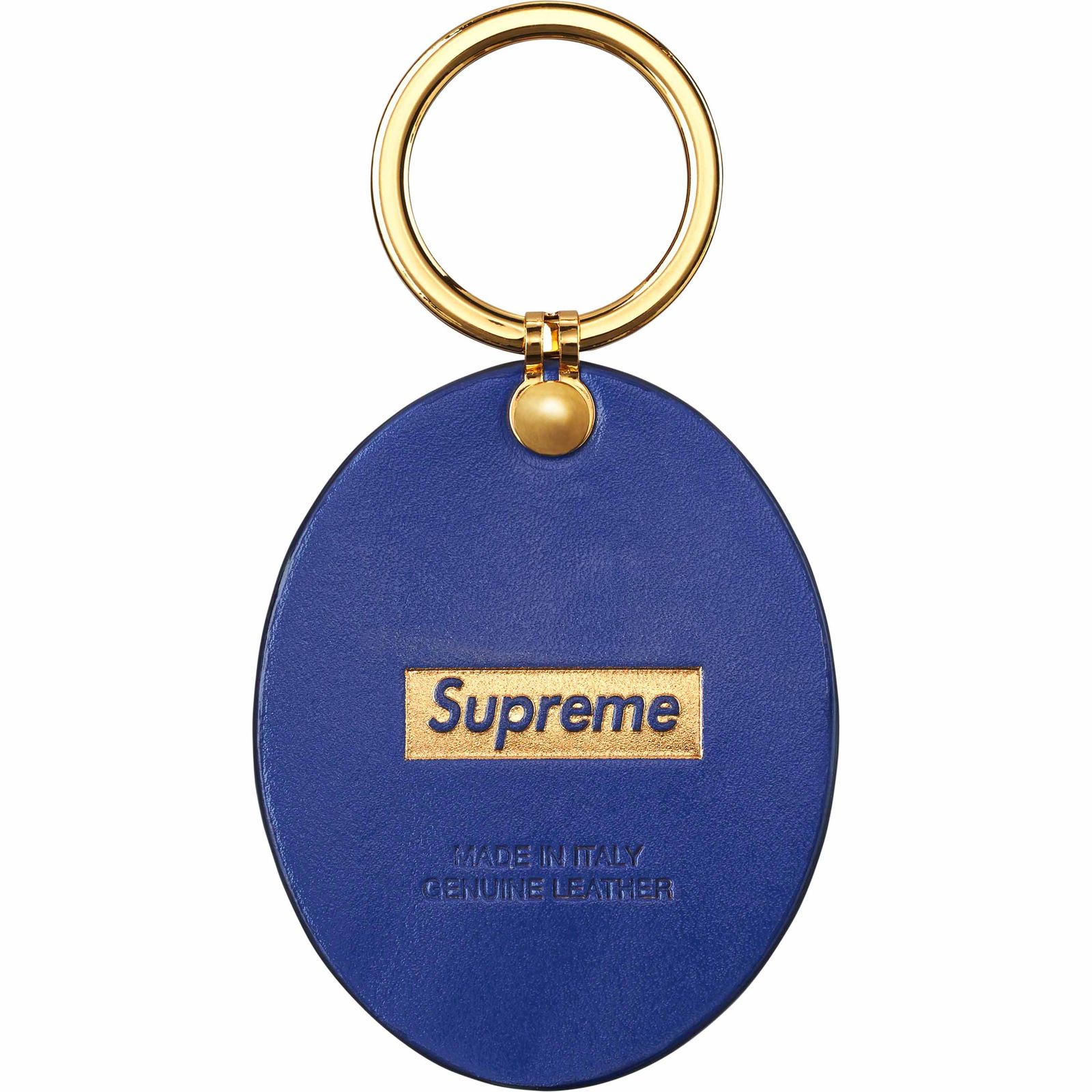 Guadalupe Leather Keychain