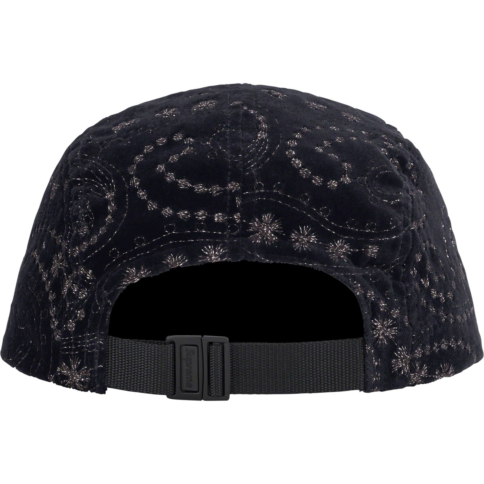Velvet Paisley Camp Cap