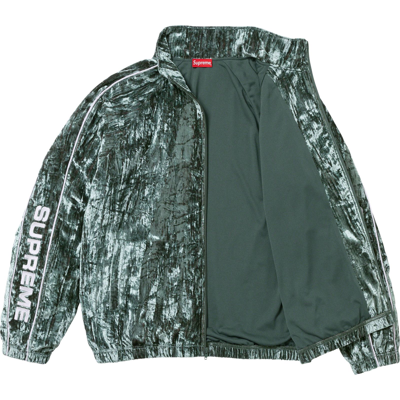 Crushed Velvet Track Jacket