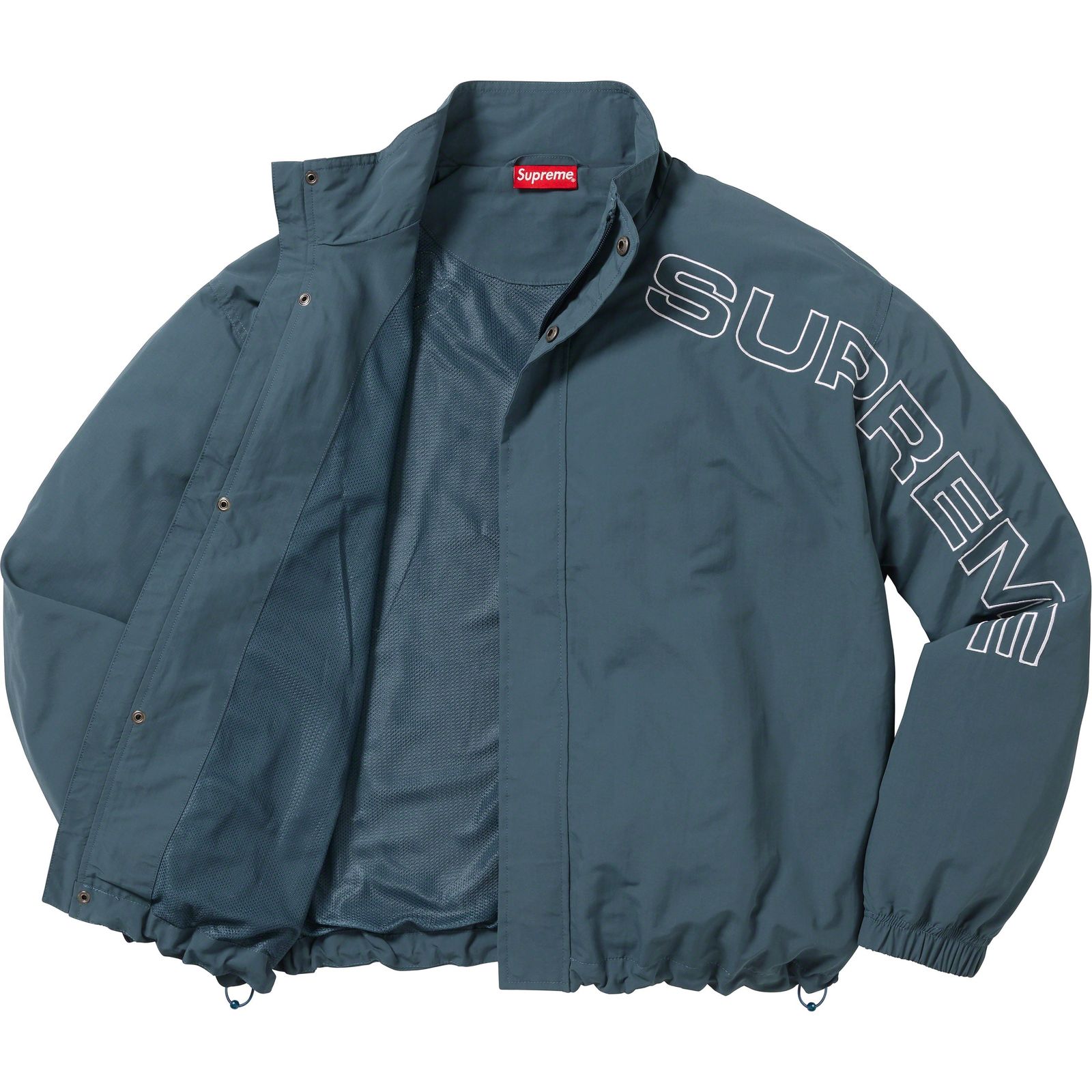 Spellout Embroidered Track Jacket