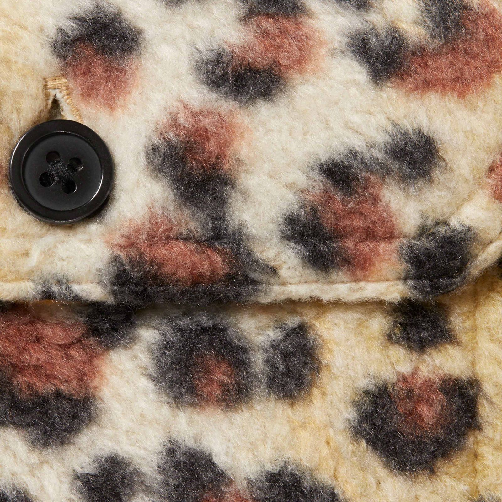 Fleece Zip Up Hooded Shirt