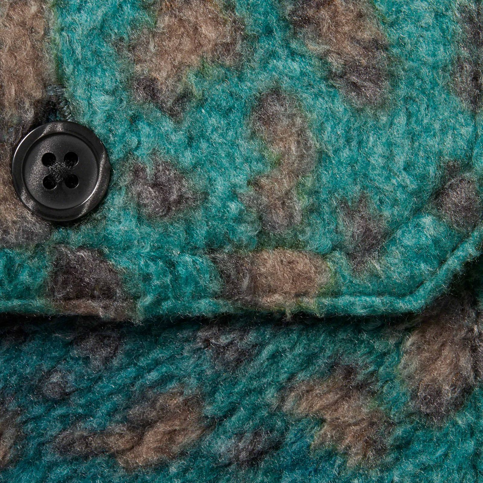 Fleece Zip Up Hooded Shirt