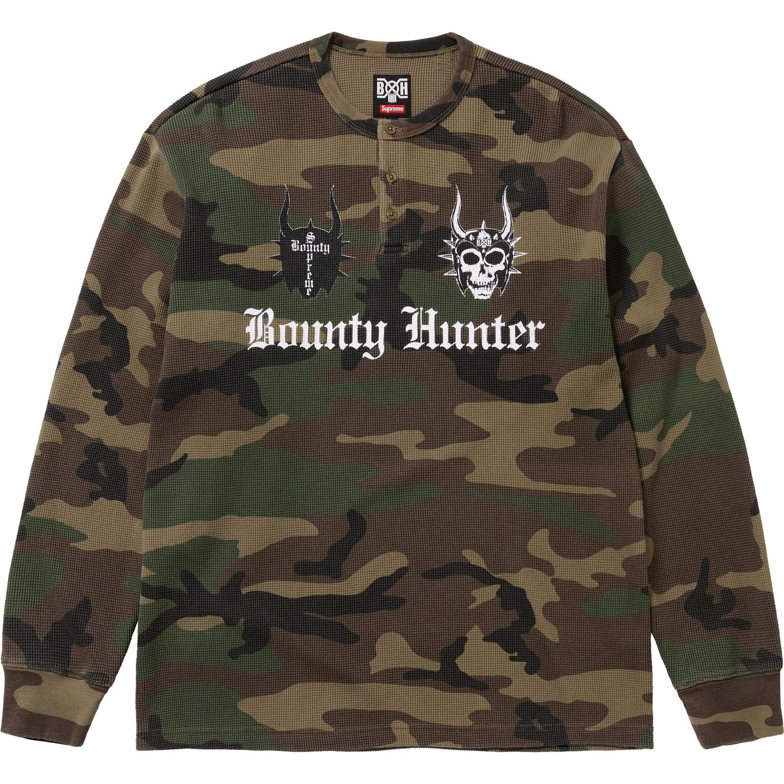 Supreme®/Bounty Hunter Thermal Henley L/S Top