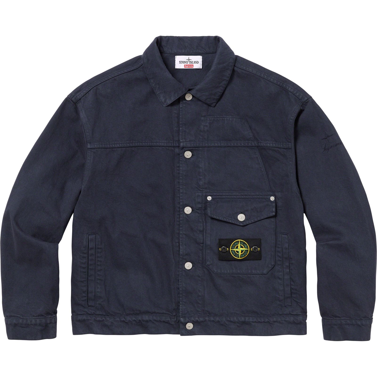 Supreme®/Stone Island® Denim Trucker Jacket