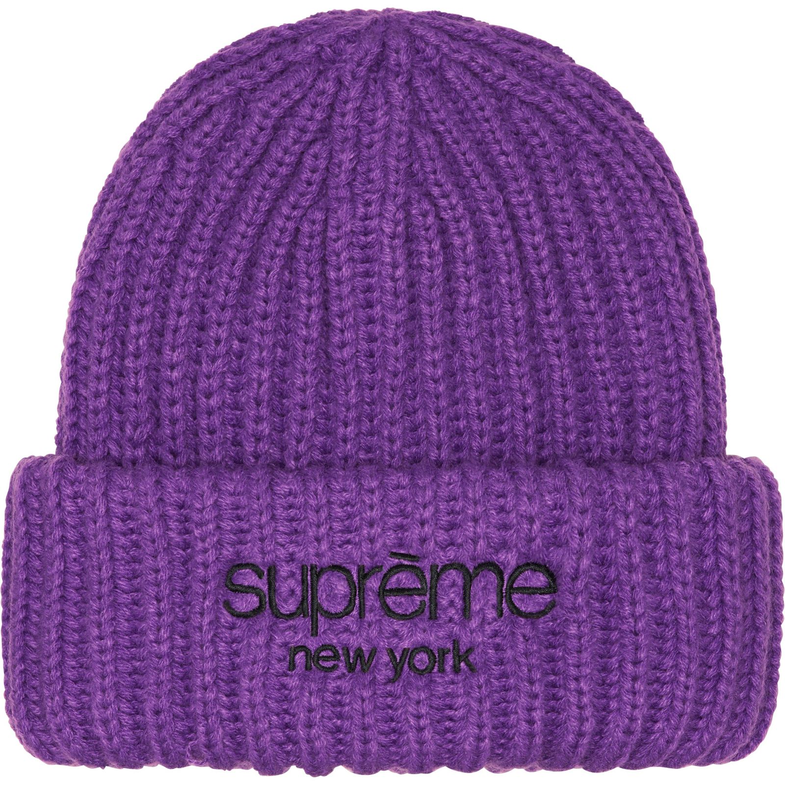 Classic Logo Chunky Ribbed Beanie