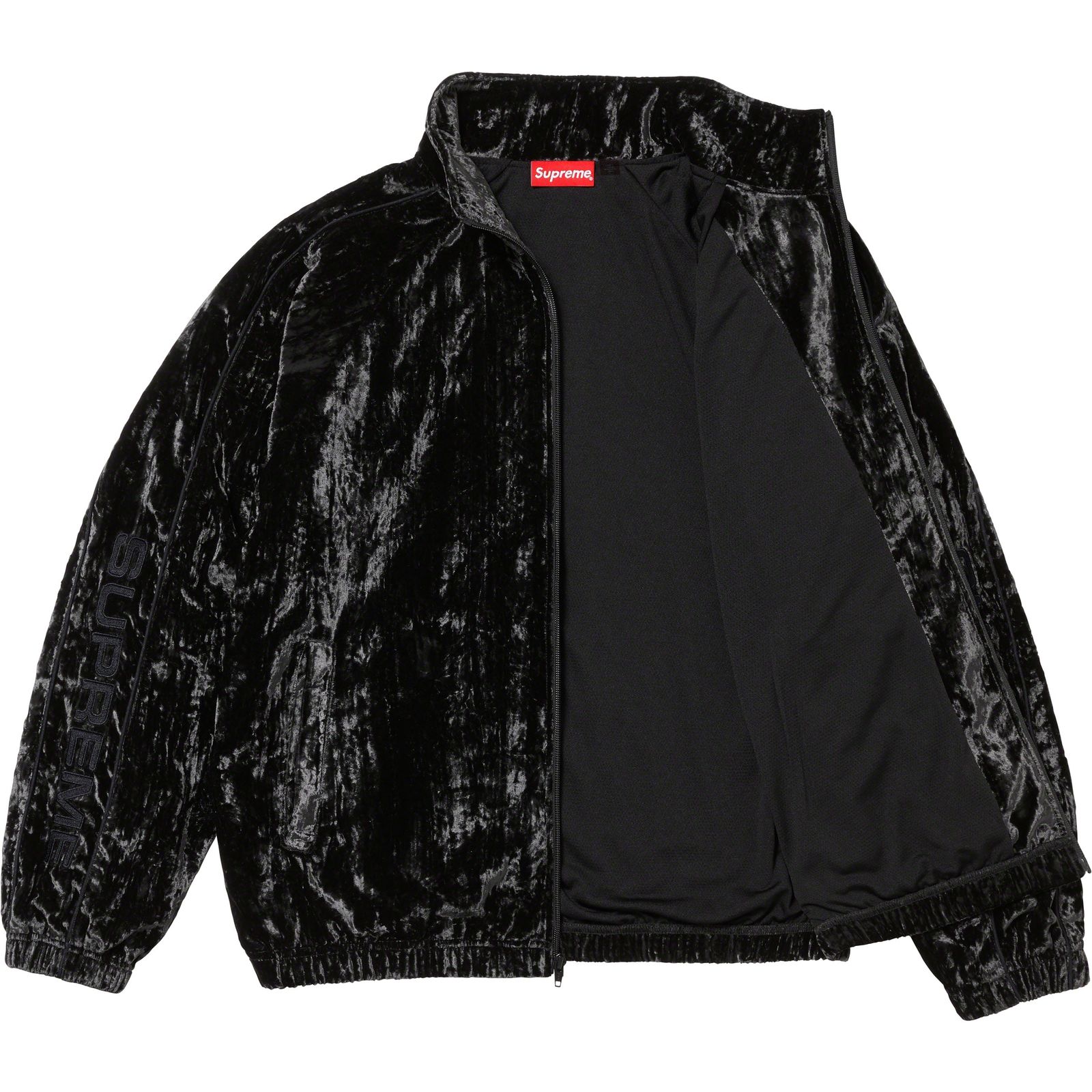 Crushed Velvet Track Jacket