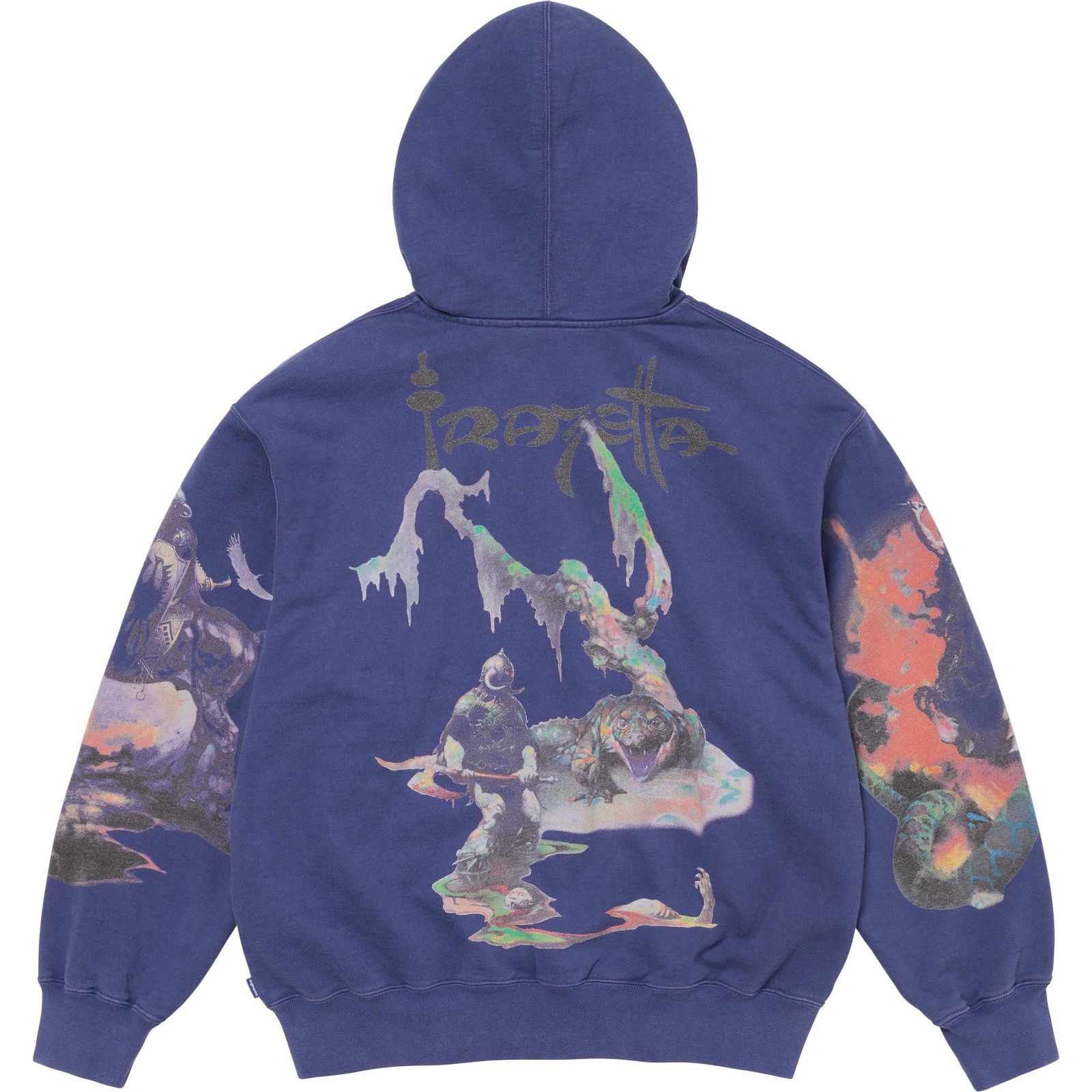 Supreme/Frank Frazetta Zip Up Hooded Sweatshirt