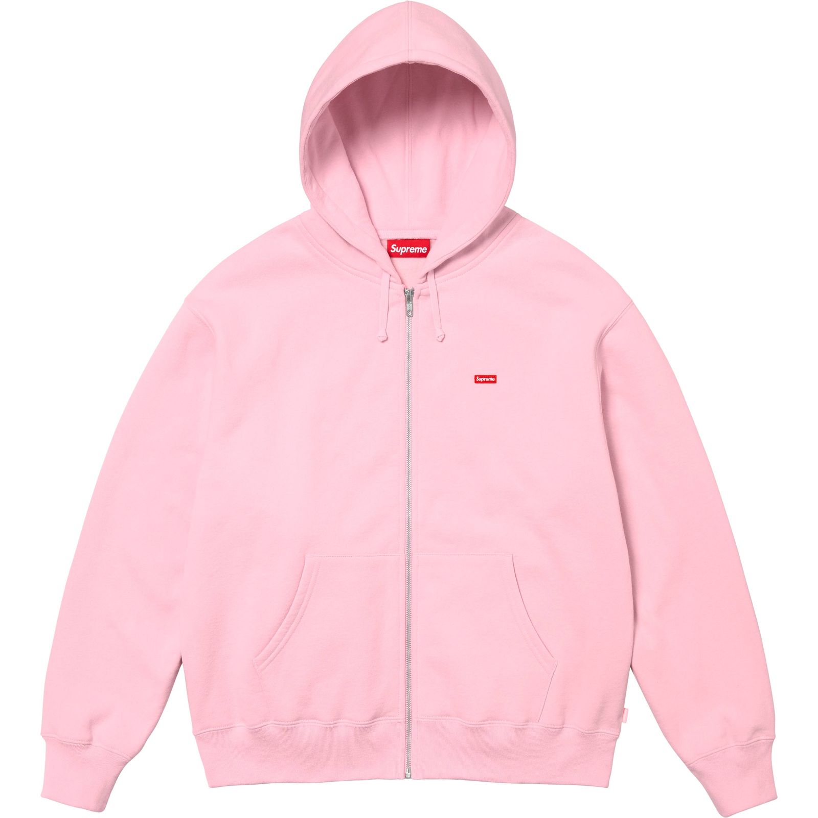 Small Box Zip Up Hooded Sweatshirt