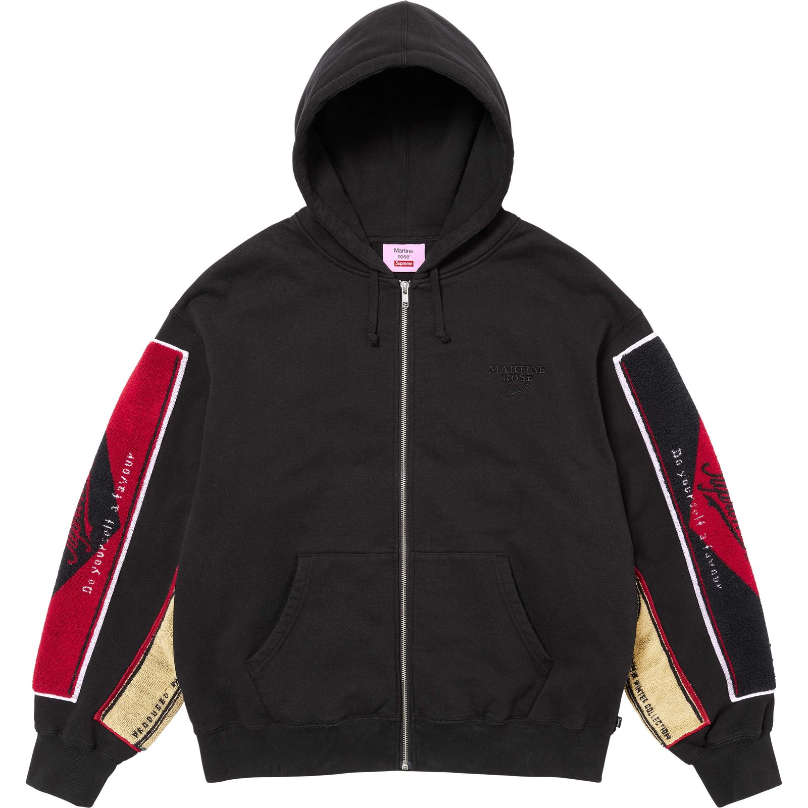 Supreme®/Martine Rose® Towel Zip Up Hooded Sweatshirt