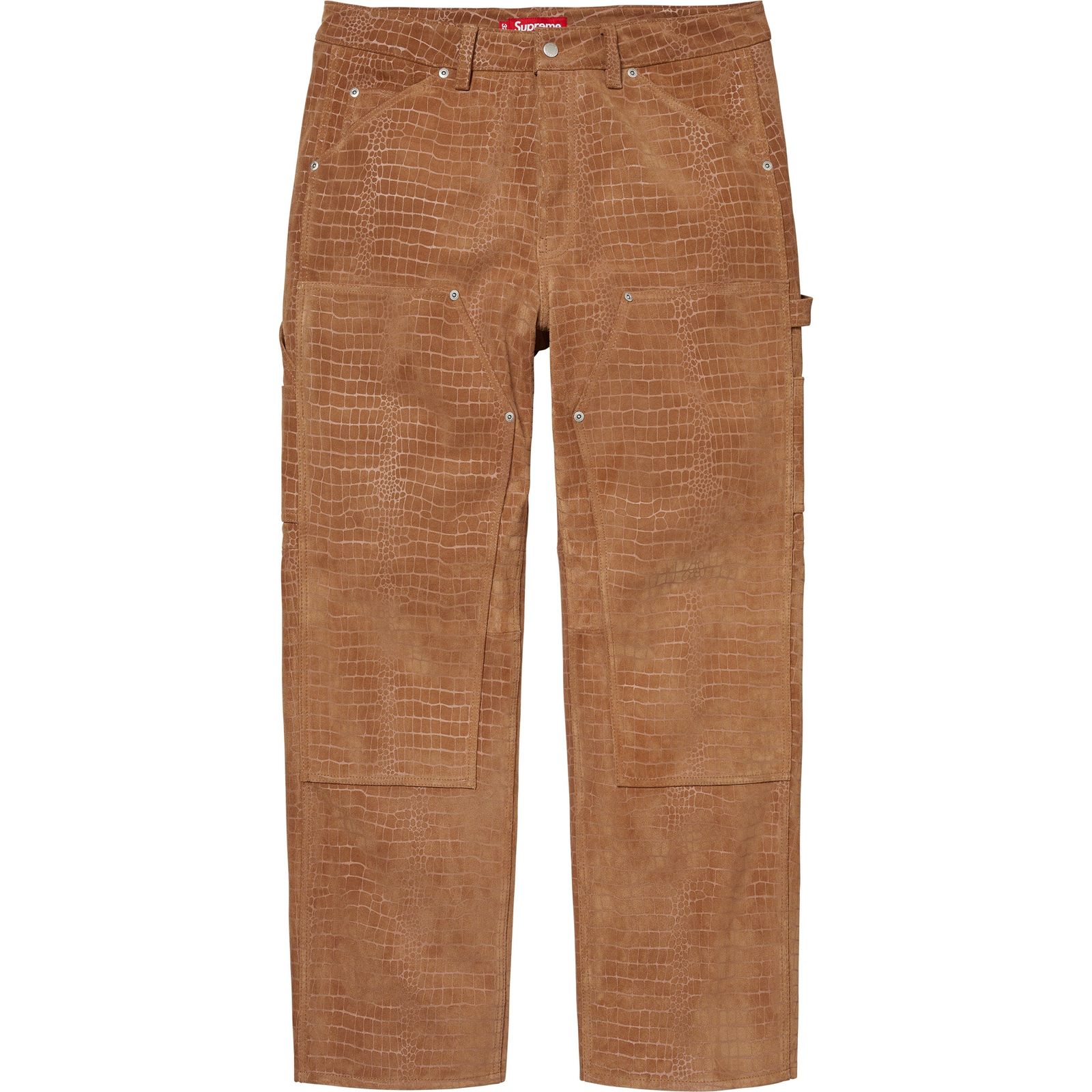 Suede Double Knee Painter Pant