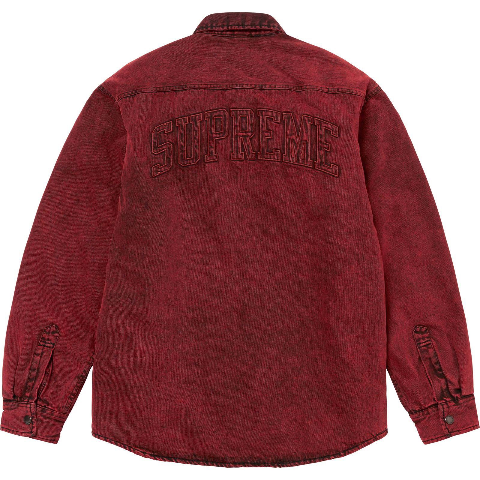 Faux Shearling Lined Work Shirt