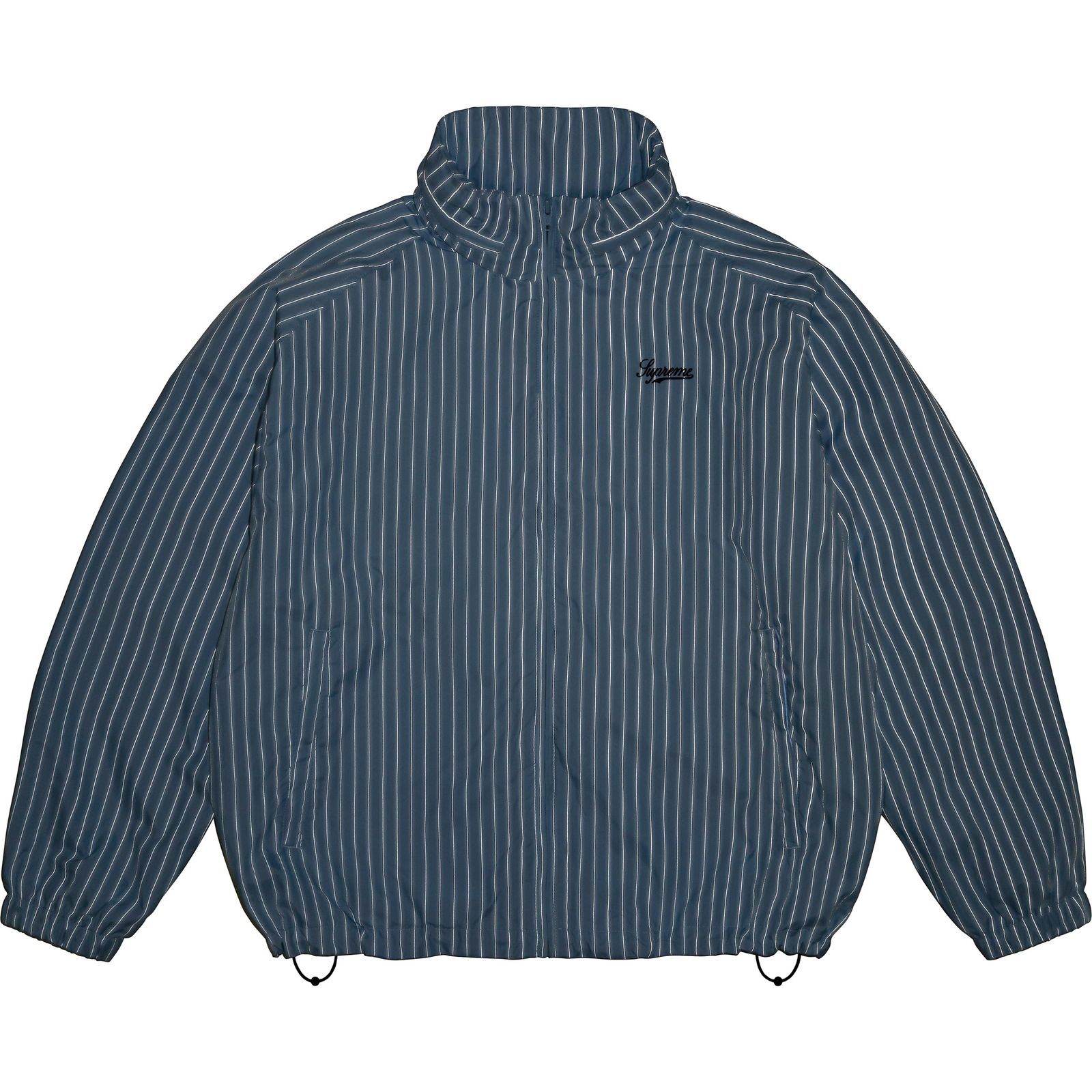 Reflective Pinstripe Track Jacket