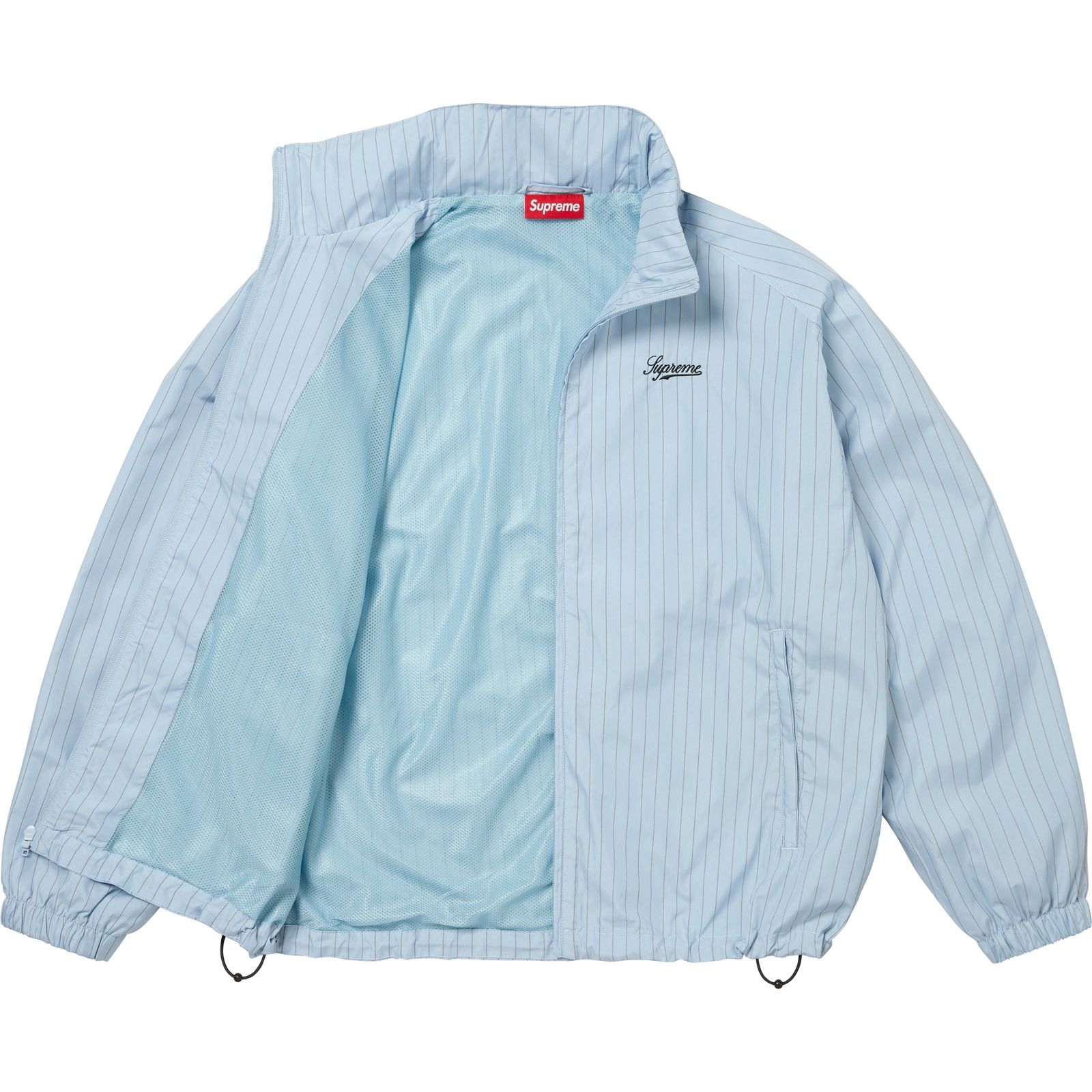 Reflective Pinstripe Track Jacket