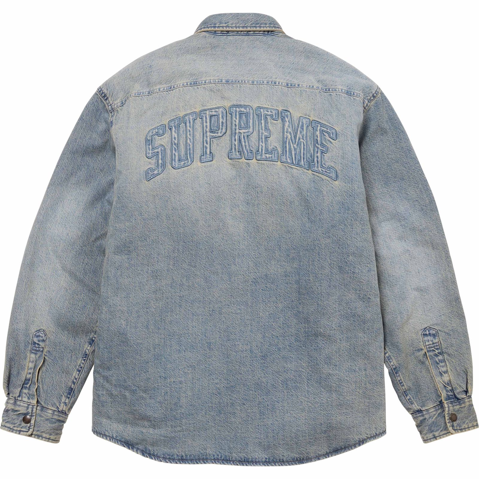 Faux Shearling Lined Work Shirt