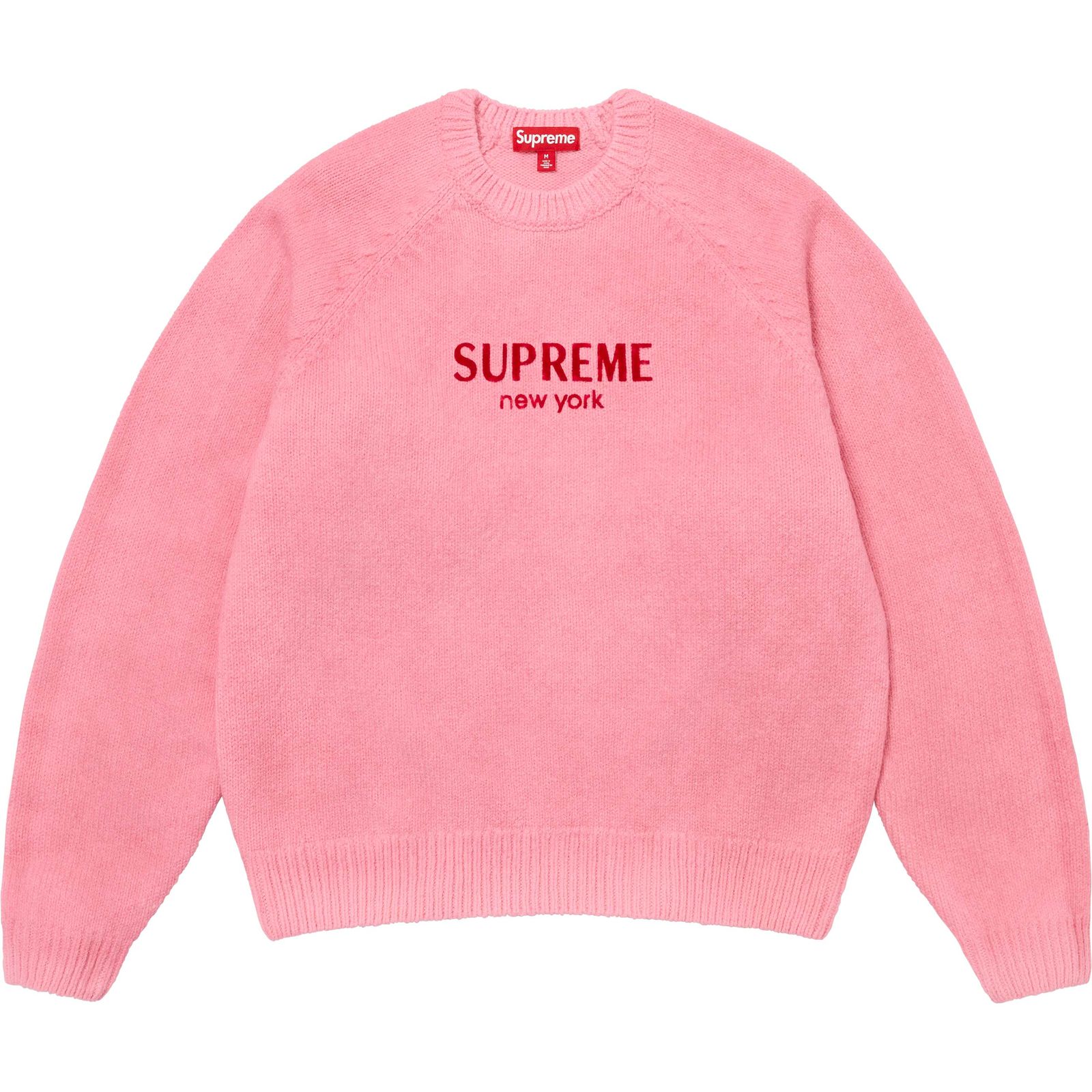 Flocked Logo Sweater