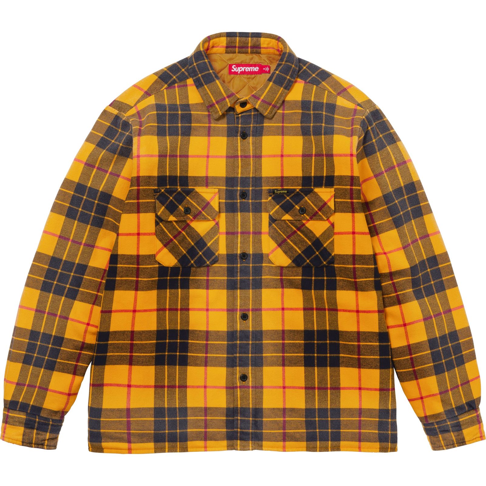 Quilted Plaid Shirt