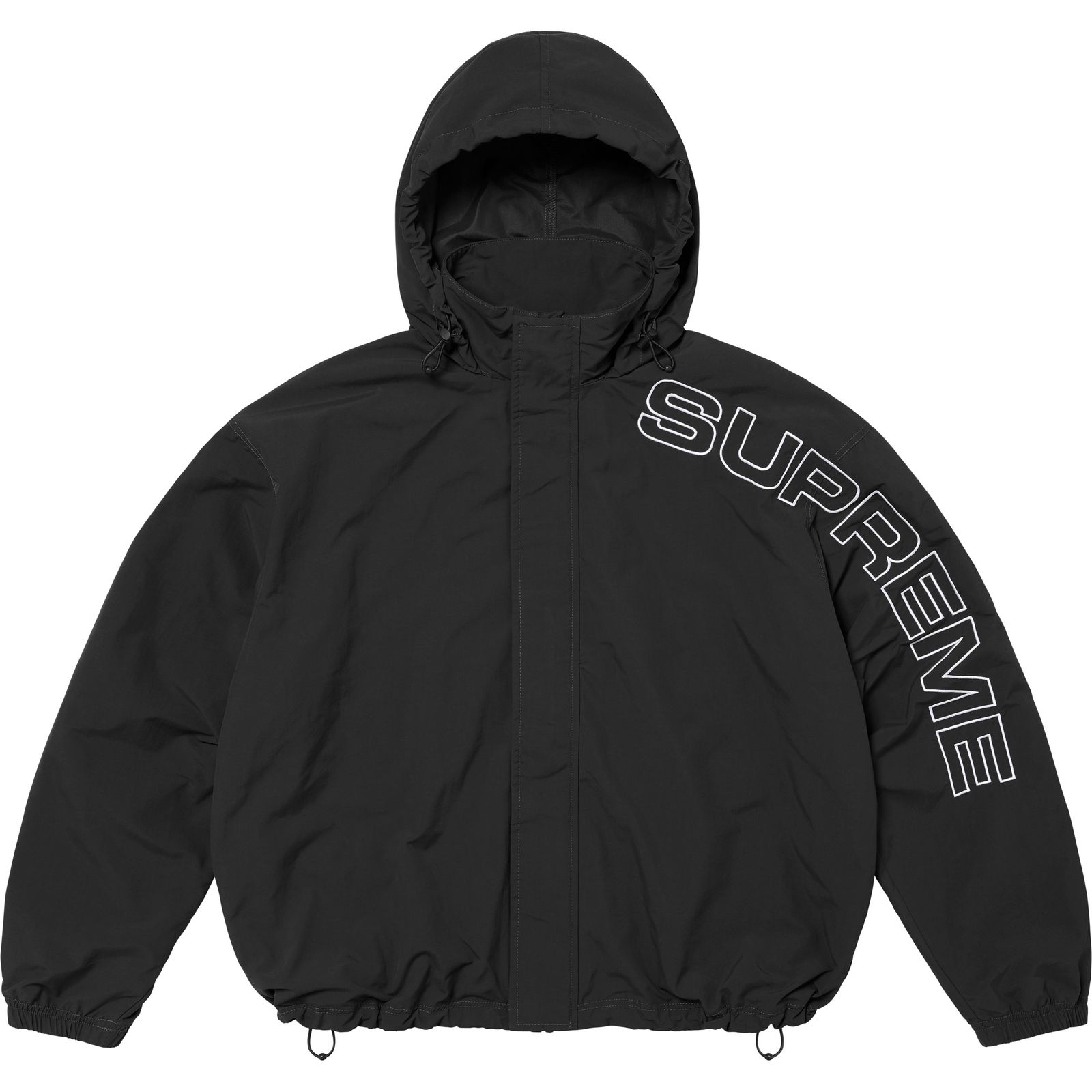 Spellout Embroidered Track Jacket
