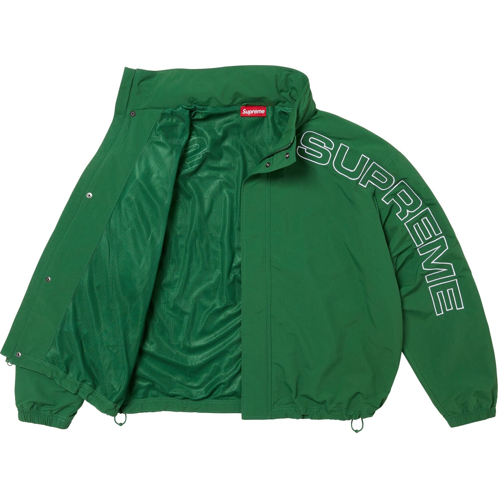 Spellout Embroidered Track Jacket