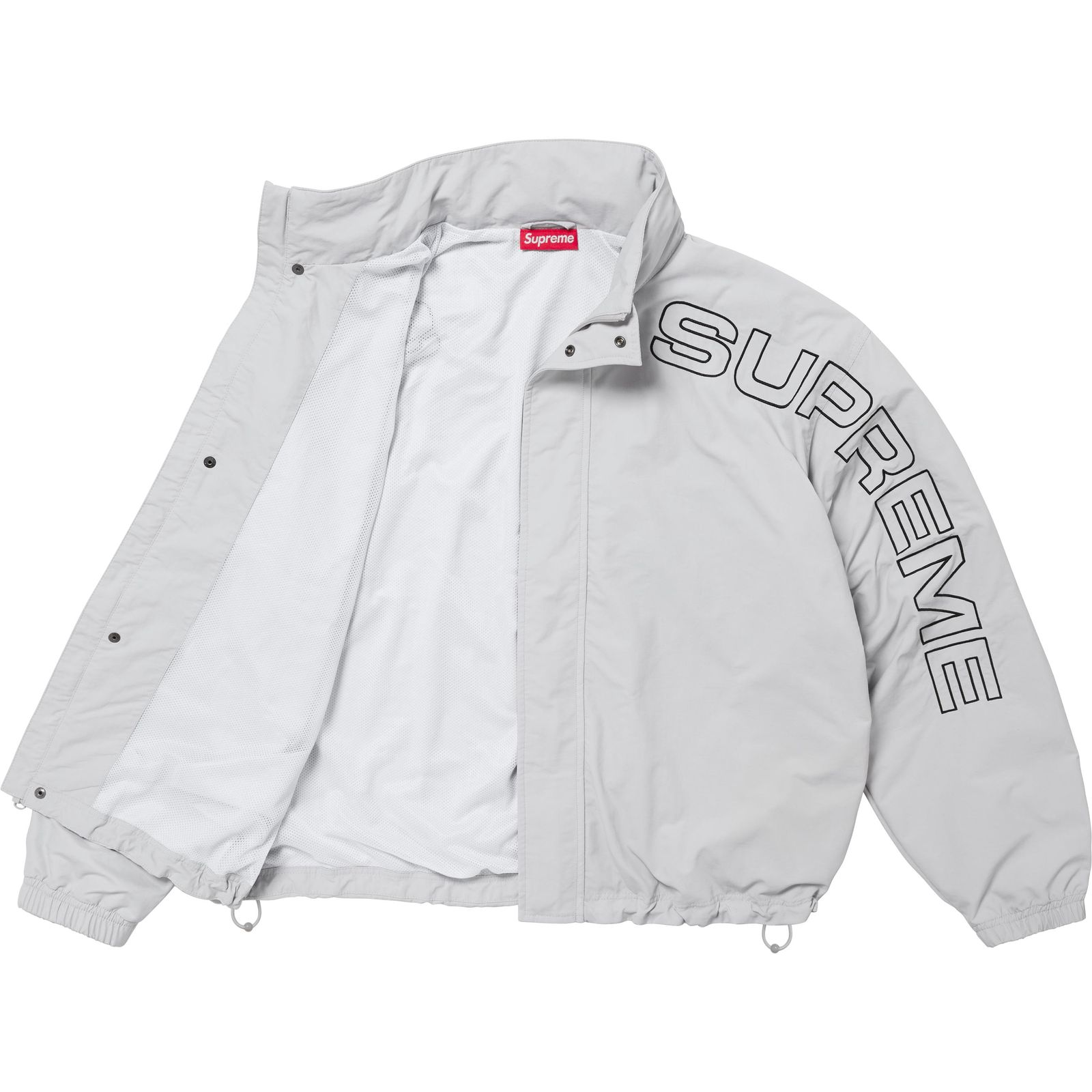 Spellout Embroidered Track Jacket