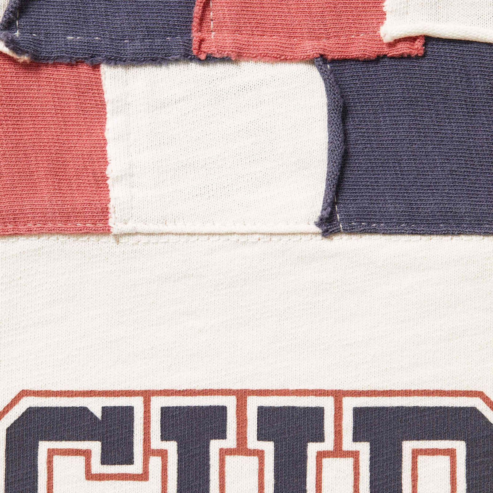 Patchwork Yoke Football Top