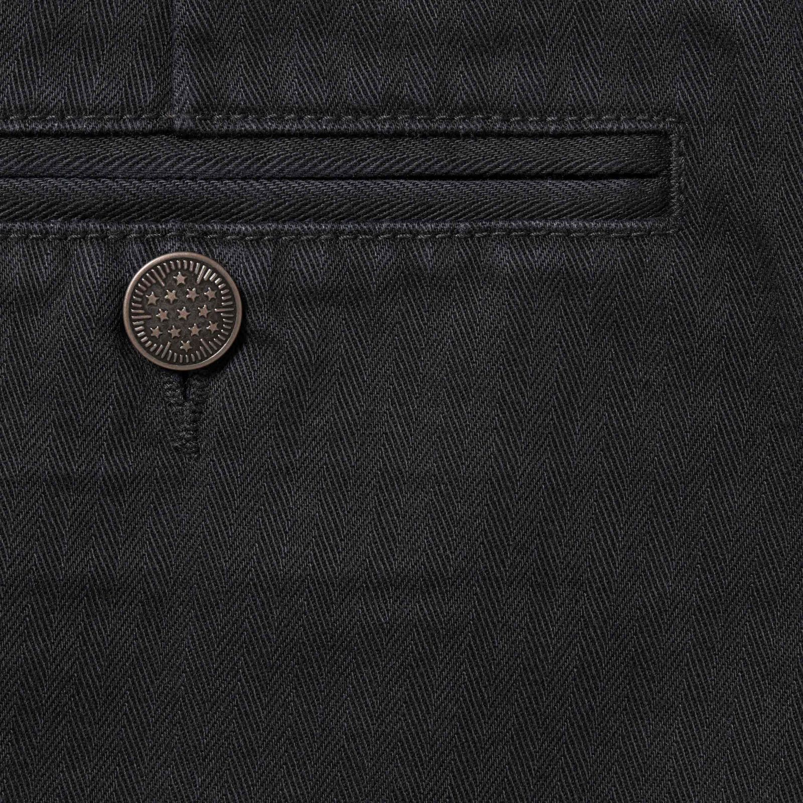 Washed Herringbone Chino Pant