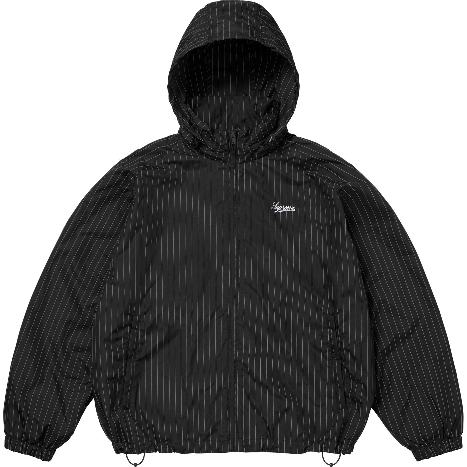 Reflective Pinstripe Track Jacket
