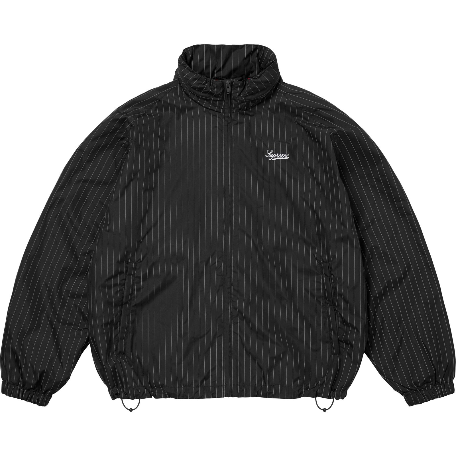 Reflective Pinstripe Track Jacket
