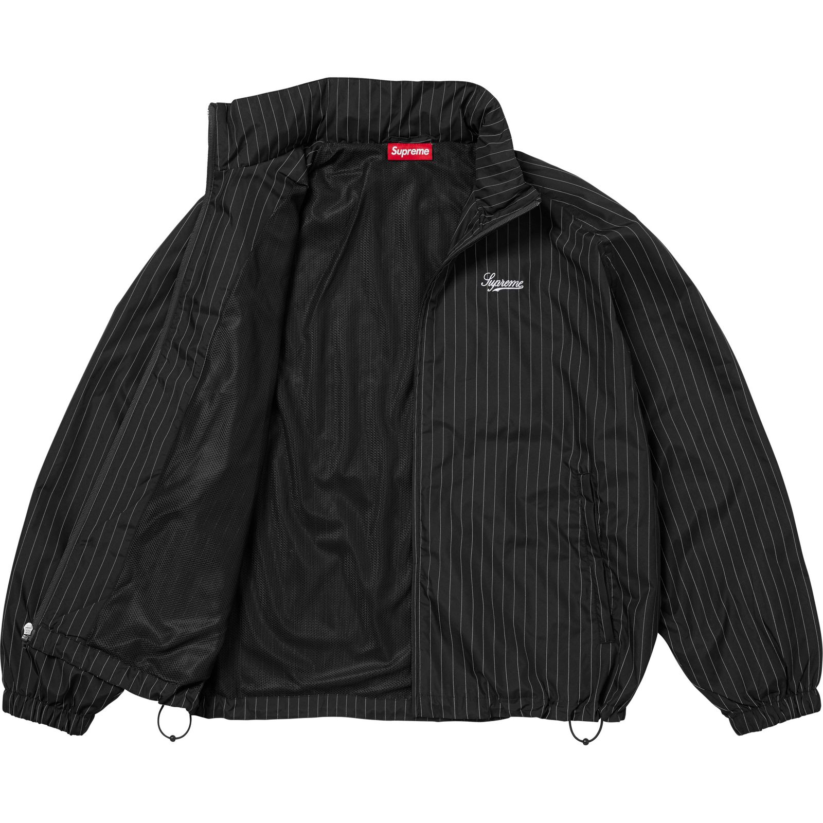 Reflective Pinstripe Track Jacket