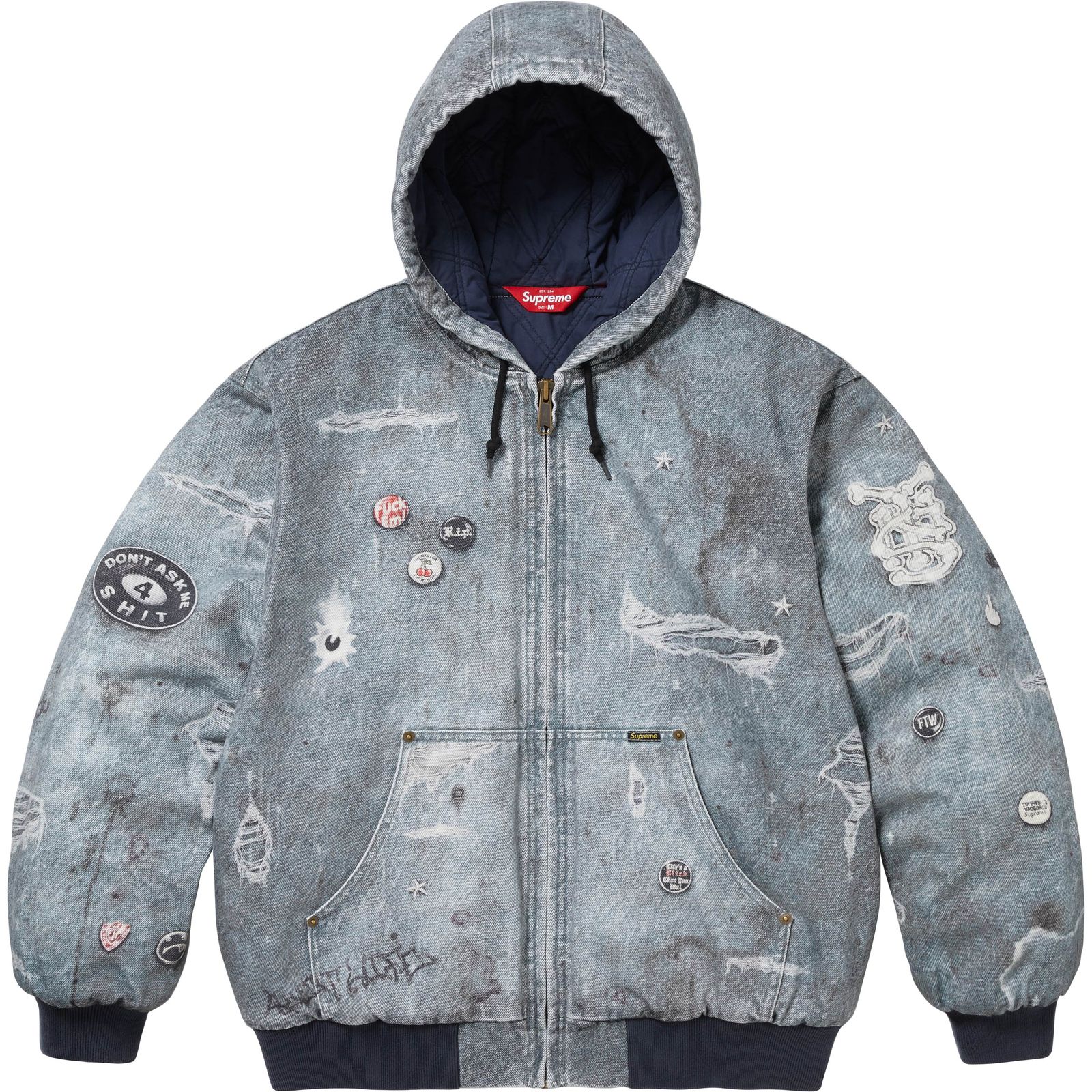 HJR Trompe L'oeil Hooded Work Jacket