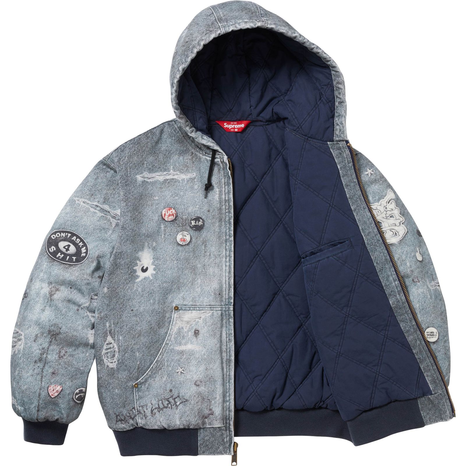 HJR Trompe L'oeil Hooded Work Jacket