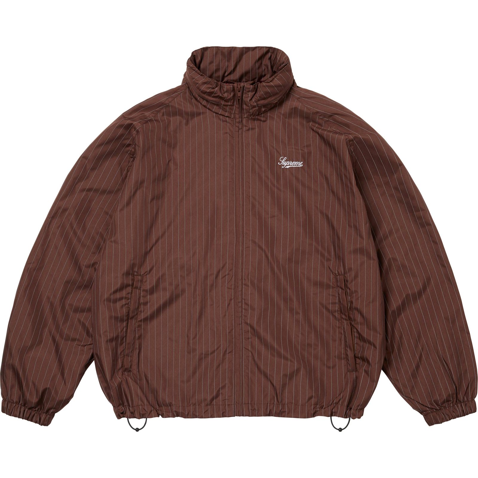 Reflective Pinstripe Track Jacket